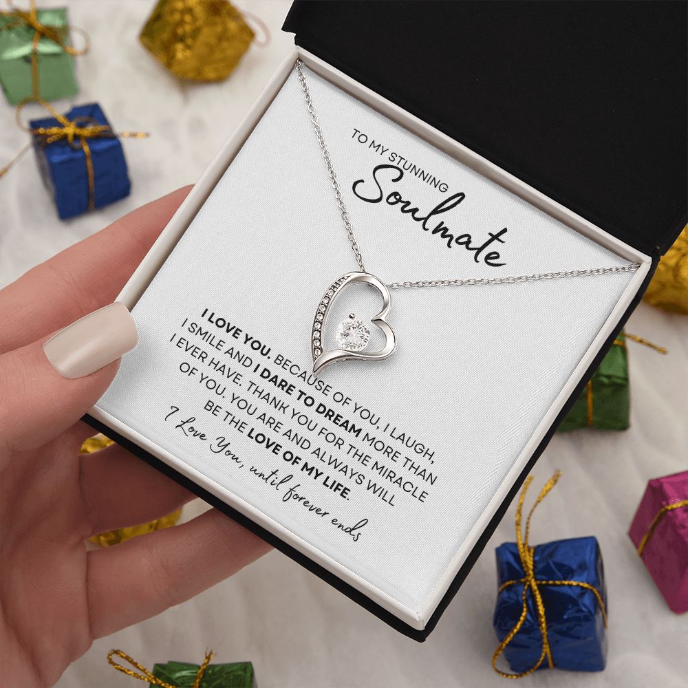 Gift to my Stunning Soulmate | Forever Love Necklace