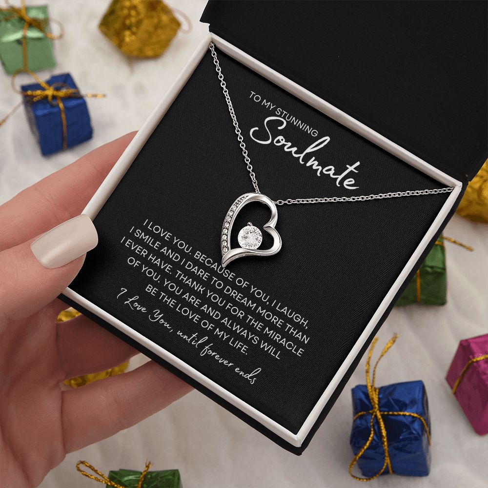 Gift To My Stunning Soulmate | Forever Love Necklace