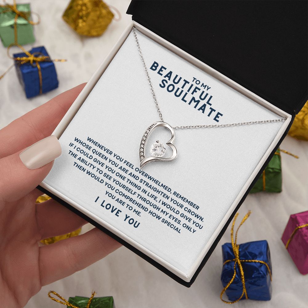 Gift To My Beautiful Soulmate | Forever Love Necklace