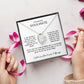Gift To My Beautiful Soulmate | One Wish | Forever Love Necklace