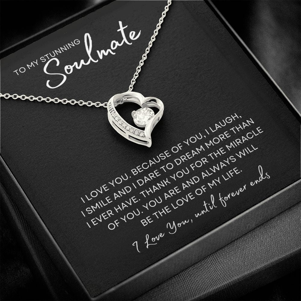 Gift To My Stunning Soulmate | Forever Love Necklace