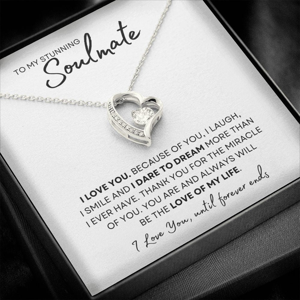 Gift to my Stunning Soulmate | Forever Love Necklace