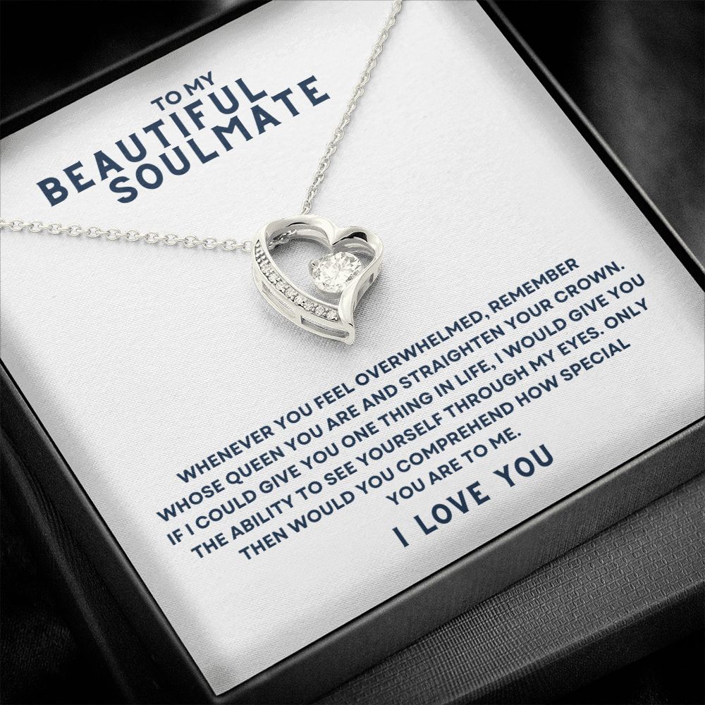 Gift To My Beautiful Soulmate | Forever Love Necklace