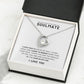 Gift To The Love Of My Life, My Soulmate | Forever Love Necklace