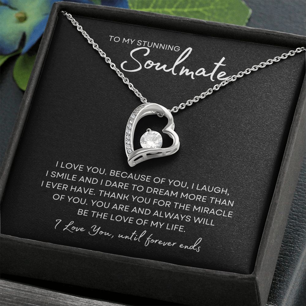 Gift To My Stunning Soulmate | Forever Love Necklace