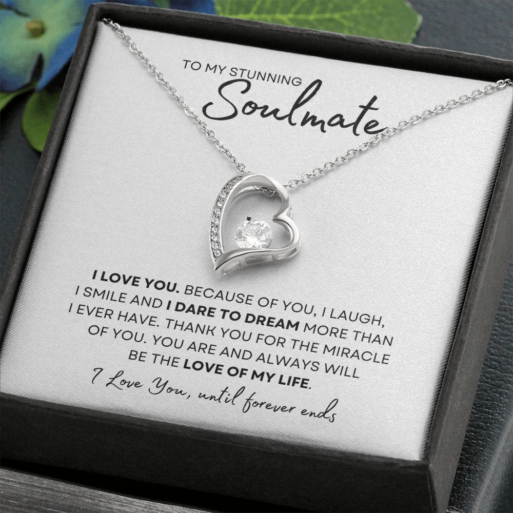 Gift to my Stunning Soulmate | Forever Love Necklace