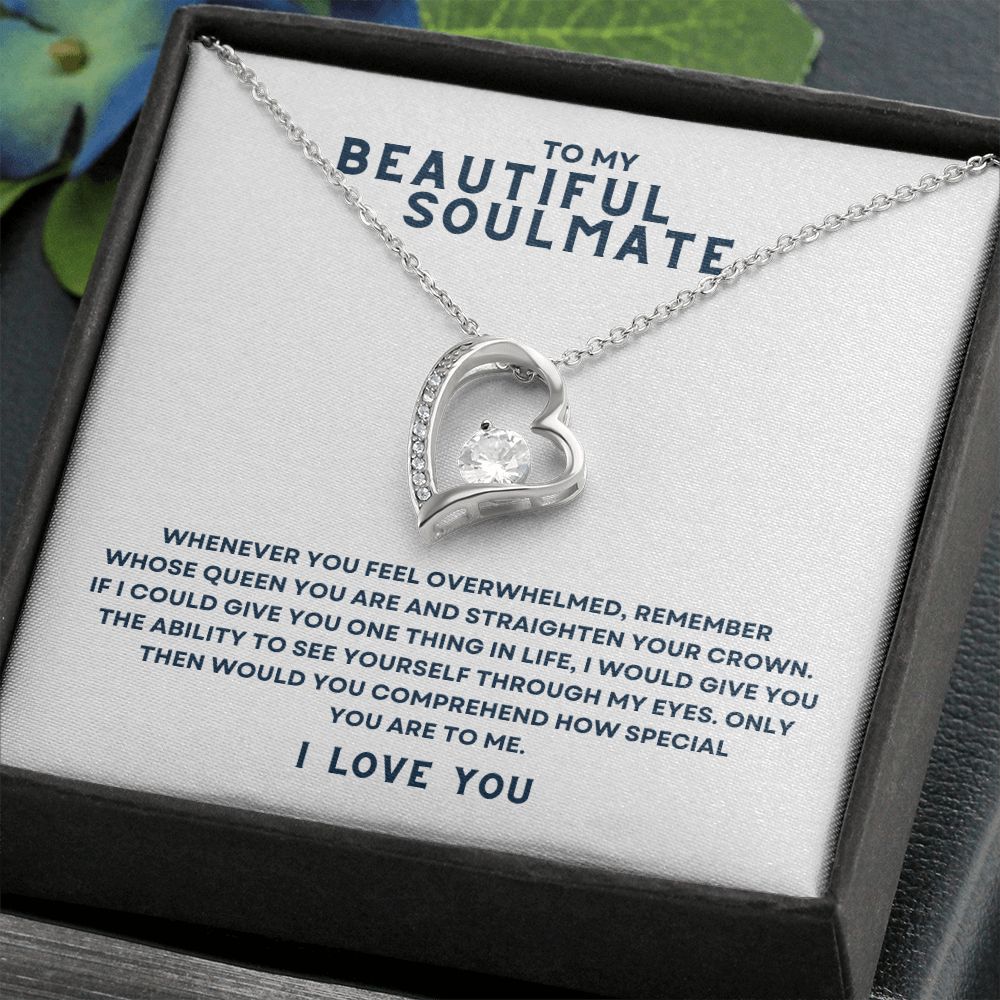 Gift To My Beautiful Soulmate | Forever Love Necklace