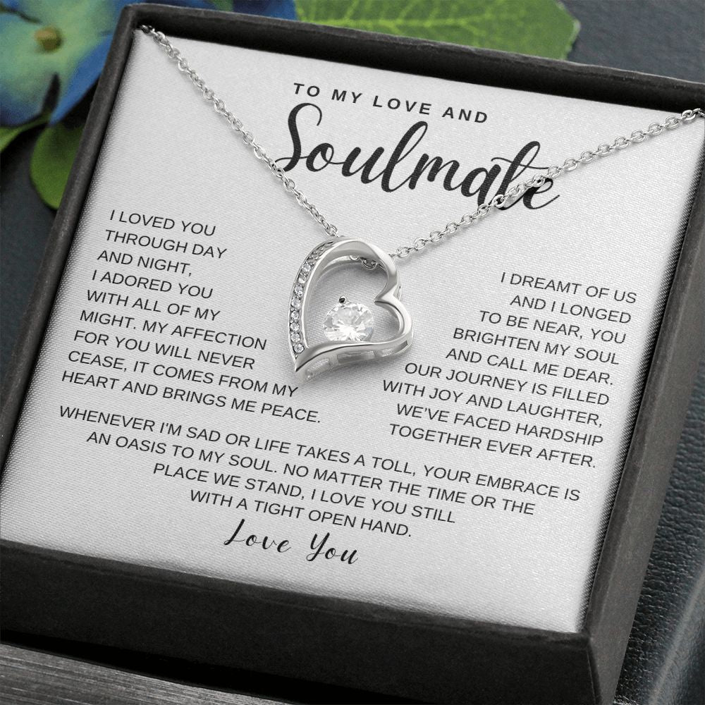 Gift to my Love and Soulmate | Forever Love Necklace