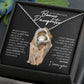 Gift to Bonus Daughter | Old Lioness | Necklace | FL