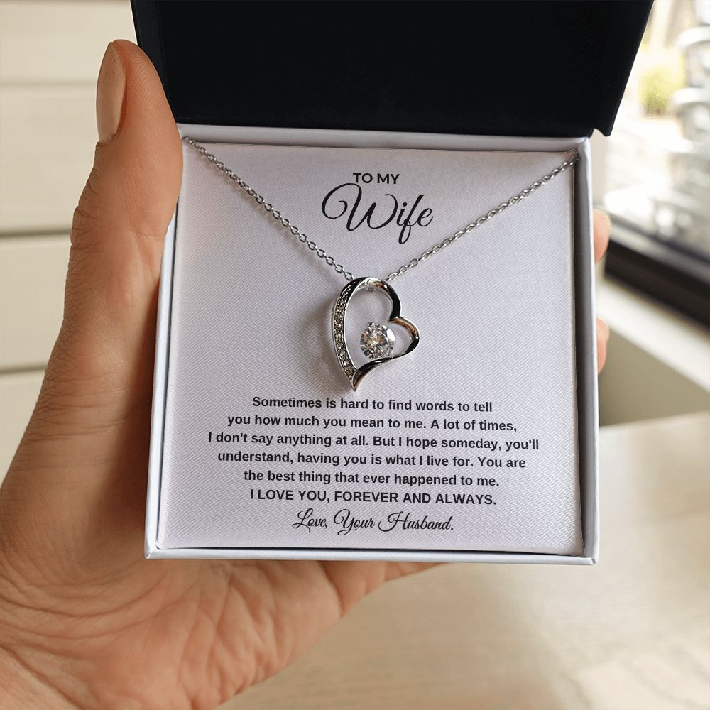 Gift to My Wife | Forever Love Necklace