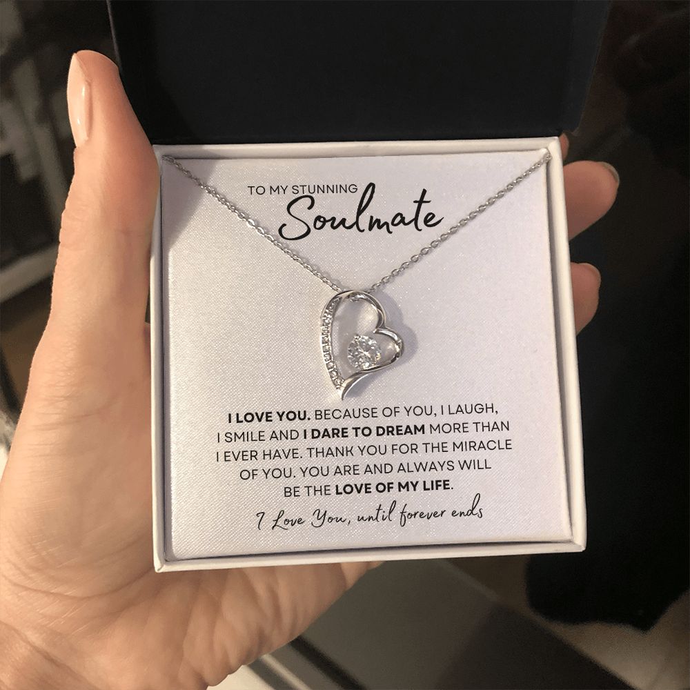 Gift to my Stunning Soulmate | Forever Love Necklace