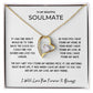 Gift To My Beautiful Soulmate | One Wish | Forever Love Necklace