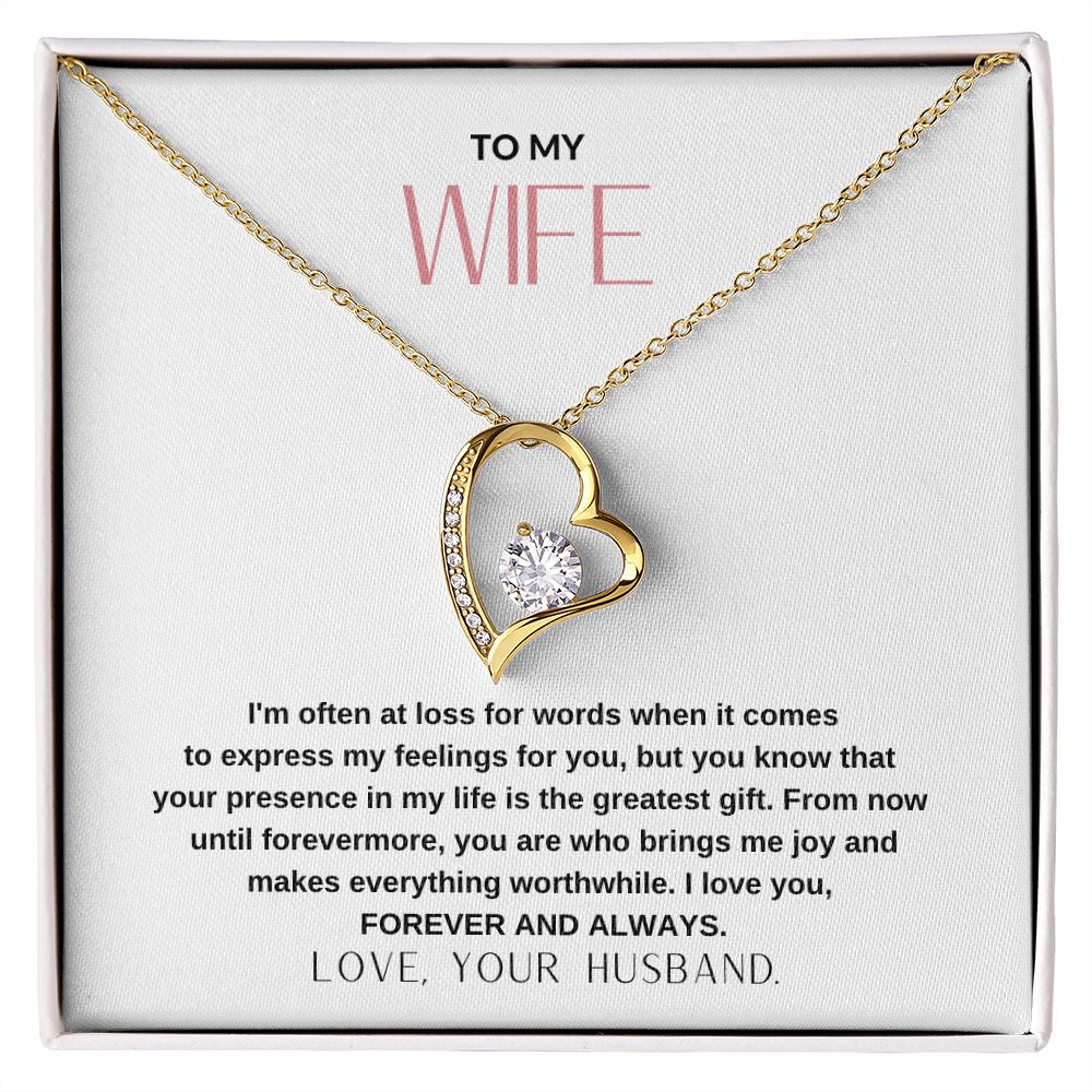 Gift to My Wife | Forever Love Necklace