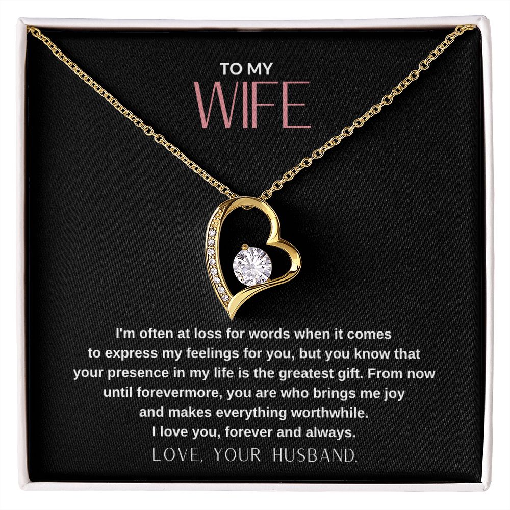 Gift to My Wife | Forever Love Necklace