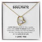 Gift To The Love Of My Life, My Soulmate | Forever Love Necklace