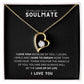 Gift To The Love Of My Life, My Soulmate | Forever Love Necklace