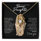 Gift to Bonus Daughter | Old Lioness | Necklace | FL