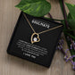 Gift To The Love Of My Life, My Soulmate | Forever Love Necklace