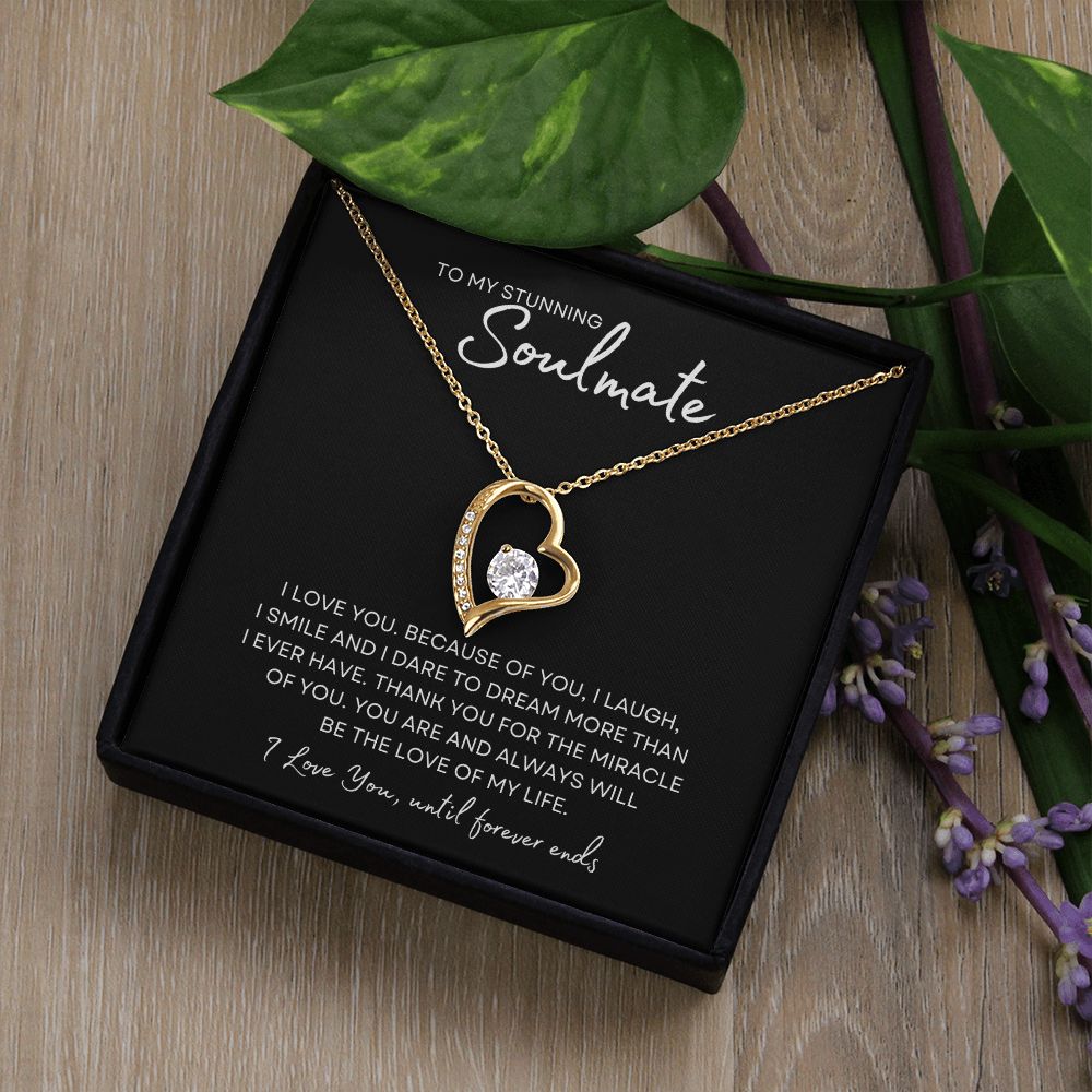 Gift To My Stunning Soulmate | Forever Love Necklace