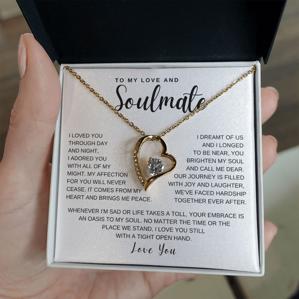 Gift to my Love and Soulmate | Forever Love Necklace