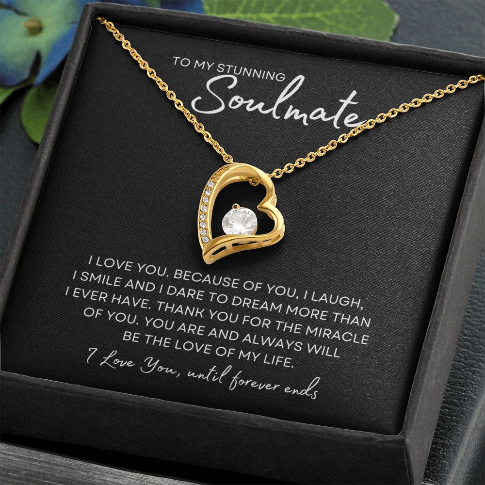 Gift To My Stunning Soulmate | Forever Love Necklace