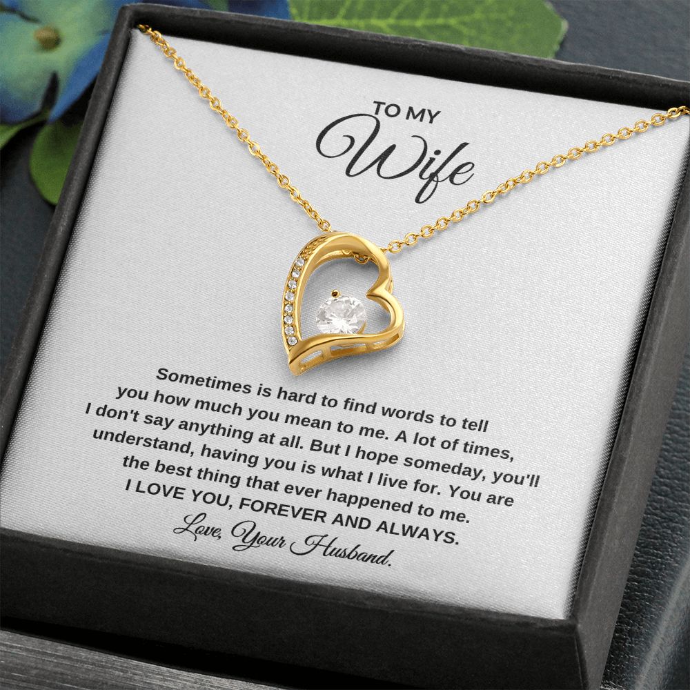 Gift to My Wife | Forever Love Necklace