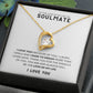 Gift To The Love Of My Life, My Soulmate | Forever Love Necklace