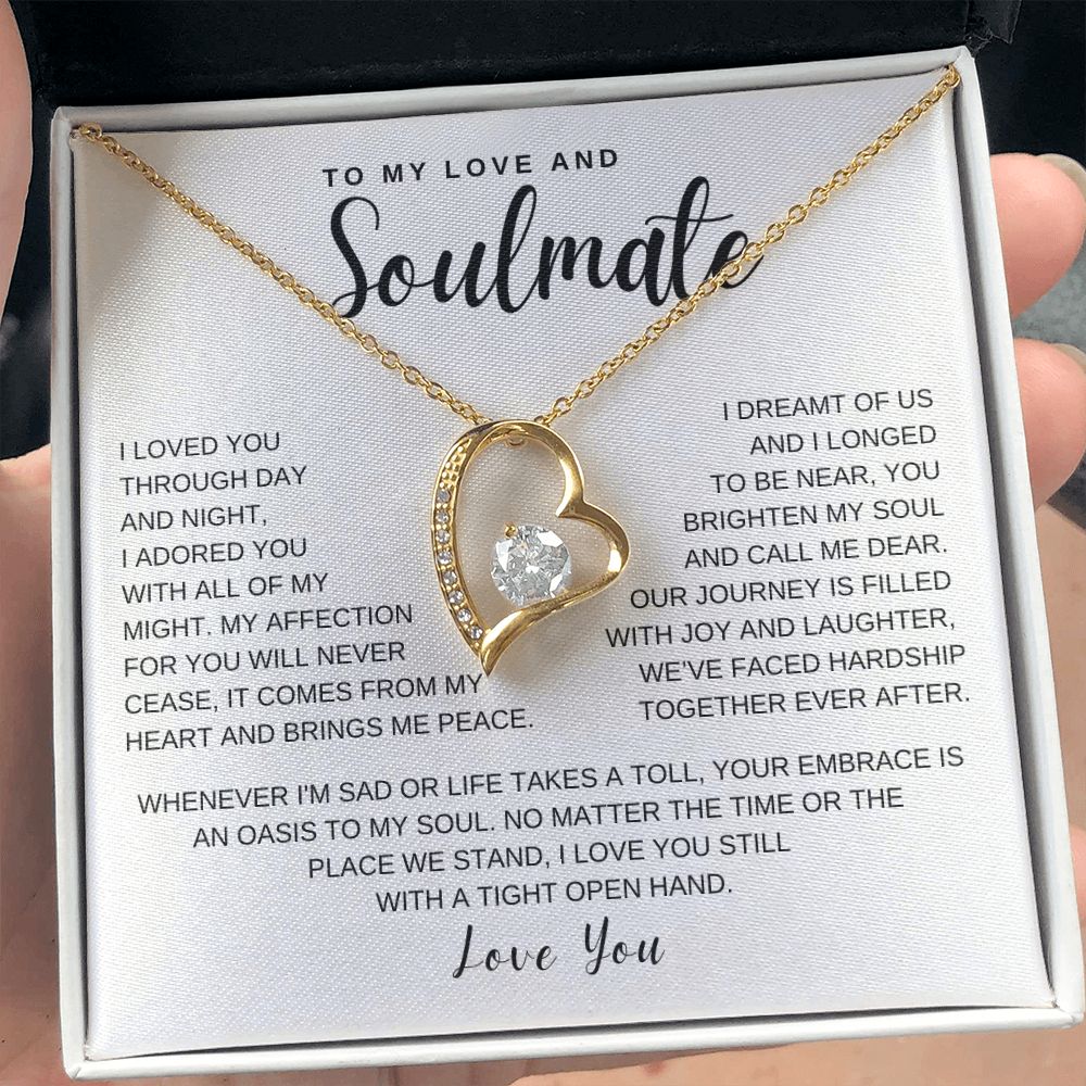 Gift to my Love and Soulmate | Forever Love Necklace