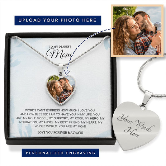 Personalized heart pendant